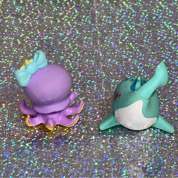Littlest Pet Shop LPS Octopus #1309 Dolphin #2687 Hasbro - Picture 5 of 8